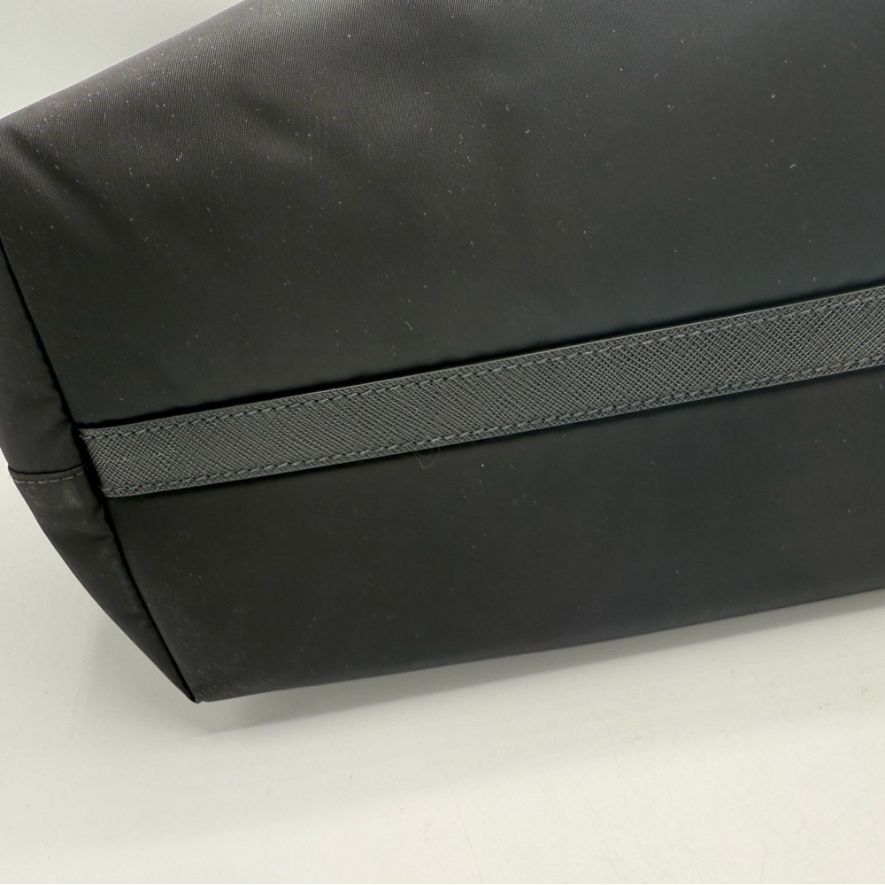 NWT PRADA Re-Nylon/ Leather Padded Large Black tote/ shopping Bag Crossbody mens - Picture 7 of 17